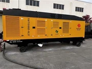 Mobil Dizel Tahrikli Yağsız Hava Kompresörü